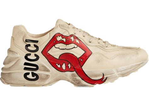 gucci rhyton tongue|gucci rhyton mouth for sale.